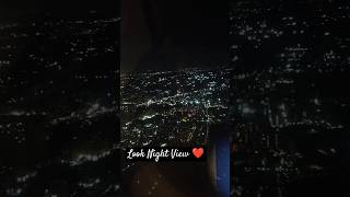 🥰Very Nice View At Night From Flight✈️😍 shortsviral shorts flight airplane youtubeshorts like [upl. by Malo]