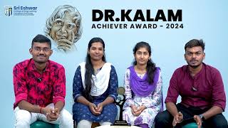 Eshwarites Stellar Achievement  Dr Kalam Young Achievers Award 2024 [upl. by Kristianson]