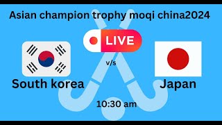 Korea vs Japan Hero Mens Asian Champions Trophy Moqi China 2024 [upl. by Novyat]