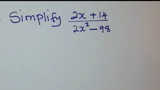 How To Simplify Fractional Algebraic Expressions – Step By Step Guide tutorial Part 1 [upl. by Oiril]