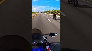 Honda CBR Fire blade VS H2 Kawasaki Ninja Drag race shots [upl. by Bajaj]