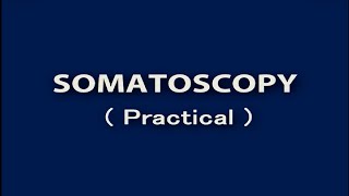 Somatoscopy  Practical [upl. by Yerok]