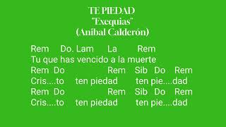 TEN PIEDAD  Exequias  Letra y acordes [upl. by Adnihc]