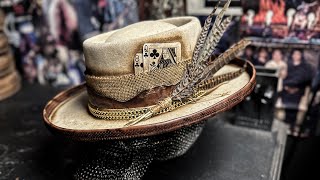 Telescope Crown Hat in western beige felt [upl. by Hoskinson]