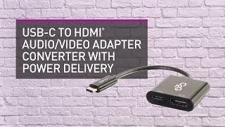 USBC to HDMI AV Adapter with Power [upl. by Ignacia]