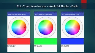 Pick Color from Image – Android Studio  Kotlin [upl. by Elhsa]