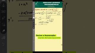 Como Calcular a Derivada de y  arctan1  x²  1  x²  Cálculo Diferencial Tutorial em 1 min [upl. by Euqirrne]