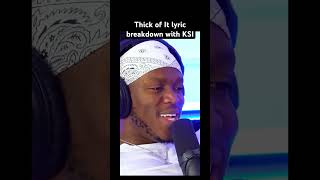 KSI laughing at his own song ksi loganpaul [upl. by Akehsyt]