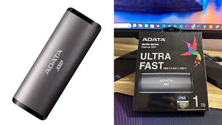 ADATA External SSD SE760 1TB 25082023 [upl. by Ecinad180]