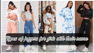 Types of joggers for girls with their name  joggers for girls  new stylish joggers [upl. by Suk]