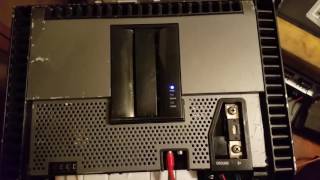 Rockford fosgate T10001BD bench test after pulling from storage [upl. by Dannye]