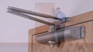 How to install the ARRONE AR1500 door closer [upl. by Yalahs]