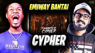 FIRE Emiway Bantai x Bantai Records Cypher Reaction [upl. by Llednav]