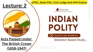 Indian Polity  Government of India act 1935  Government of India Act 1919  India Independence [upl. by Nnaeirb]