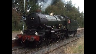 5029 Nunney Castle on route to the NYMR at Battersby [upl. by Mis]