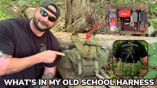 My Old School Military Harness EDC What to Carry and Why [upl. by Alyakcim]