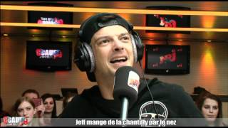 Jeff mange de la chantilly par le nez  CCauet sur NRJ [upl. by Annasus338]