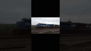 NS Conrail HU 8098 Caught By My Son train railroad shorts [upl. by Nerok]