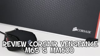 Review amp Unboxing Corsair Vengeance M65 amp MM600  PgunMan [upl. by Annim]