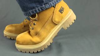 Timberland PRO Waterproof 65016 Wheat Nubuck Steel Toe Boots [upl. by Clementas]