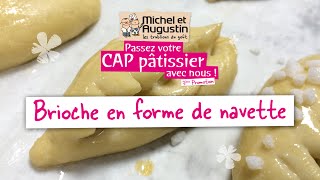 CAP pâtissier Façonner une navette [upl. by Naesar]