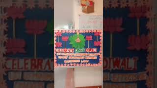 Bulletin Board Decoration Ideas School Board Decoration Part2 diwalispecial decoration [upl. by Quintie961]