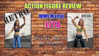 WWE Mattel Elite RETRO Lita Action Figures Review [upl. by Nollek]