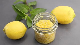 How To Store Lemon Zest For Years [upl. by Eiramik712]