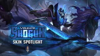 Shogun Volkath  Skin Spotlight [upl. by Nnawtna923]