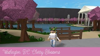 Roblox Bloxburg  Washington DC Cherry Blossoms [upl. by Hoffmann]