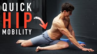 Quick Hip Mobility Routine FOLLOW ALONG [upl. by Nomae525]