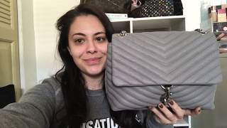 Rebecca Minkoff Edie Flap Shoulder Bag  WIMB  REVIEW [upl. by Nuawad]