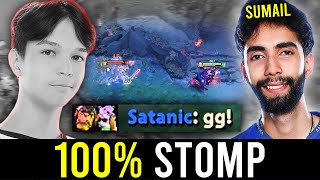 SUMAIL picked his INVOKER against Dota Prodigy SATANIC  100 STOMP [upl. by Colene]