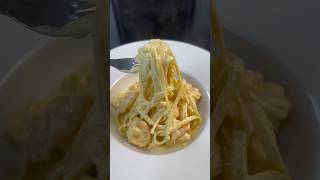 Fettuccine de camarones  receta fácil [upl. by Crelin]