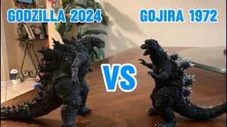 Godzilla 2024 vs gojira 1972 [upl. by Hayashi914]