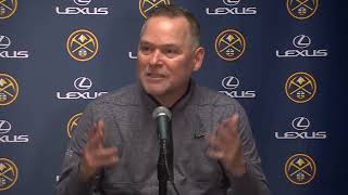 Michael Malone PostGame Interview  Denver Nuggets vs Los Angeles Lakers [upl. by Aime42]