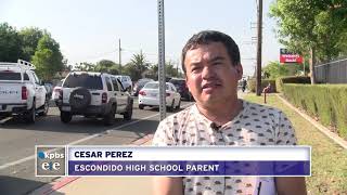 Students Return To Escondido High Schools [upl. by Dnalyram]