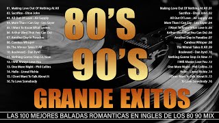 Las Mejores Baladas en Ingles de los 80 y 90 Romanticas Viejitas en Ingles 80s [upl. by Elocel]