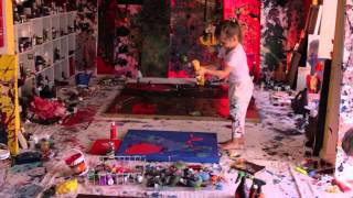 Documentary Hidden Universe Aelita Andres 2012 New York solo show [upl. by Jonati120]