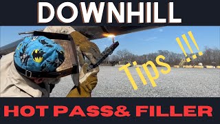 Downhill pipe welding hot pass and filler￼ [upl. by Vidda]