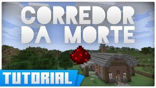 Corredor da Morte Trap para Trollar  Redstone Tutorial 49 [upl. by Yrokcaz]