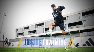 🤝 Real Madrid train with Castilla  Real Madrid [upl. by Notsniw905]