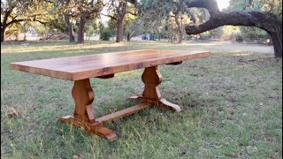 AR2 Finishing The Trestle Table [upl. by Ellehcen]