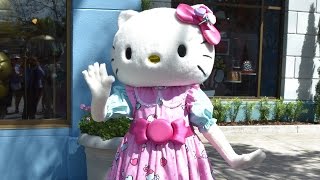 Hello Kitty Meet amp Greet and Full Shop Tour w Look at Decor at Universal Studios Orlando [upl. by Atirac]