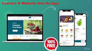 How to convert a Website into an App 100 FreePWA App [upl. by Marge910]