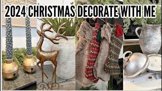 CHRISTMAS DECORATE WITH ME 2024  CHRISTMAS DECORATING IDEAS [upl. by Anneirb]