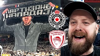 Basketballs CRAZIEST Fans Serbias Partizan Belgrade GROBARI v Olympiacos I Serbian Ultras Reaction [upl. by Charley]