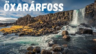 Öxarárfoss waterfall in the Þingvellir National Park Iceland 2020 GAME OF THRONES FILM LOCATION [upl. by Leckie]