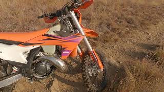 2024 KTM 150 XCW TBI [upl. by Horsey723]