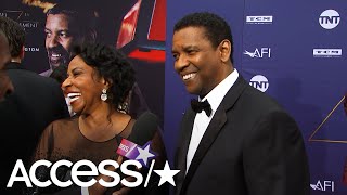 Denzel Washington Says Hes Lucky He Hasnt Gotten Too BigHeaded In His Career EXCLUSIVE  Access [upl. by Lrub]